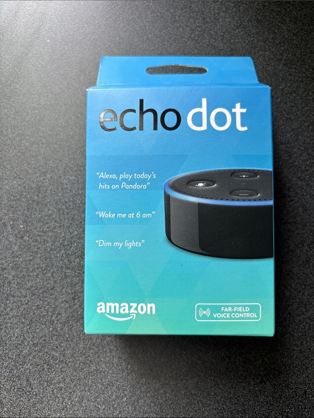 Brand new! Never used! Amazon Echo Dot Smart Speaker - Blue Box